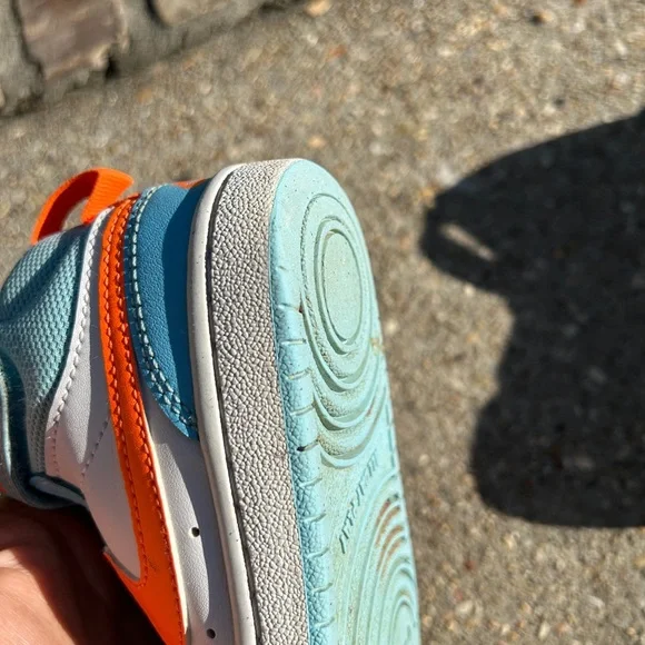 Nike Court Borough Mid 2 White/Black/Red Size 11C - Picture 9 of 9